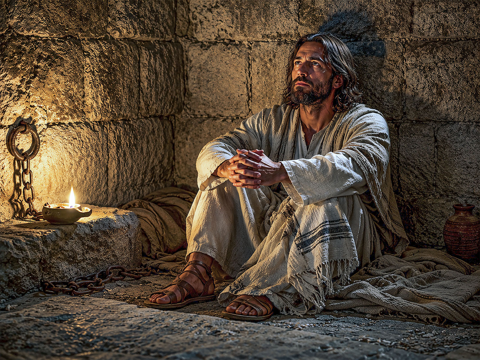 Jesus in the Palace of Caiaphas
